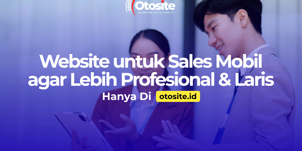 Website untuk sales mobil profesional