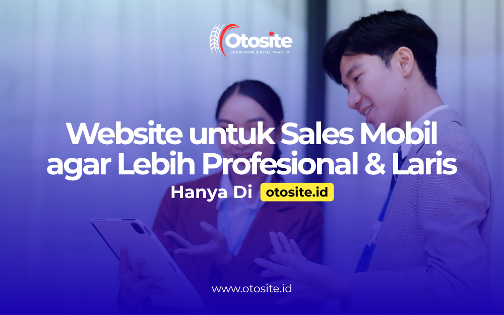 Website untuk sales mobil profesional