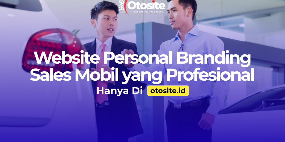 Website personal branding sales mobil