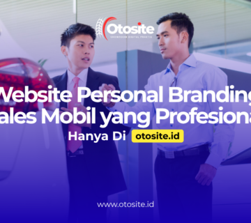 Website personal branding sales mobil