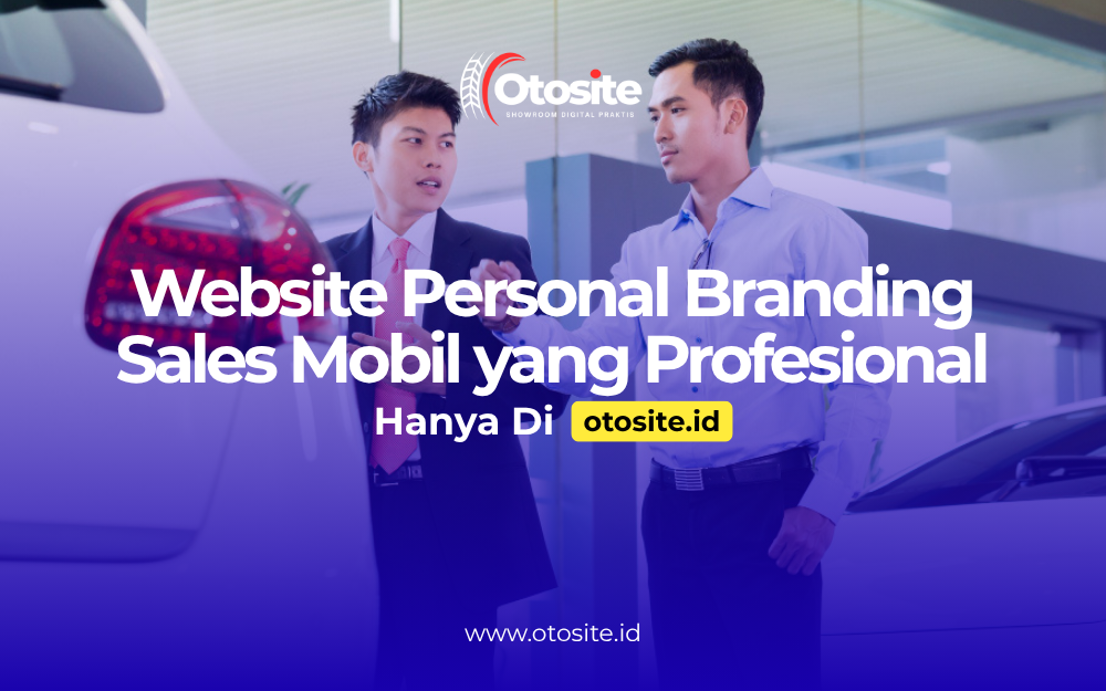 Website personal branding sales mobil