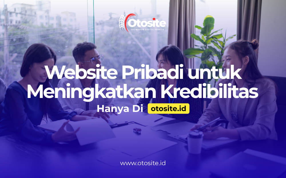 Website pribadi profesional untuk sales mobil yang dibuat oleh Otosite id