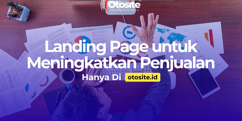 Landing page profesional untuk sales mobil yang dibuat oleh Otosite id