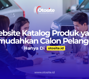 Website katalog produk modern untuk menampilkan produk bisnis secara profesional dari Otosite id 