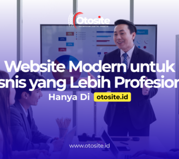 Desain website modern yang responsif dan profesional untuk bisnis otomotif dari Otosite id 