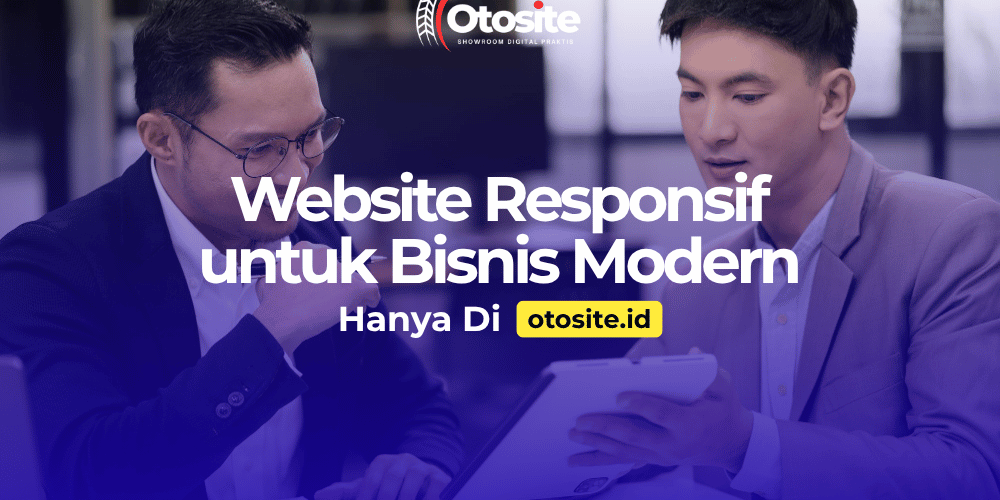 Website responsif dengan tampilan optimal di desktop, tablet, dan smartphone untuk bisnis otomotif 