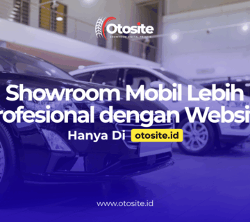 Showroom mobil modern dengan website profesional untuk mendukung pemasaran digital 